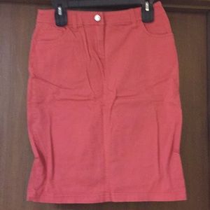 New York & Co Salmon color Casual Skirt Size 0